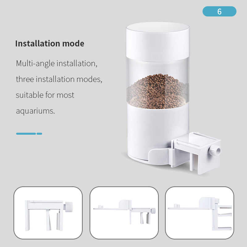 O2 Smart Fish Feeder LED Screen Digital Display Automatic Fish Feeder Fish Food Dispenser for Fish Tank O2 Smart Fish Feeder LED Screen Digital Display Automatic Fish Feeder Fish Food Dispenser for Fish Tank